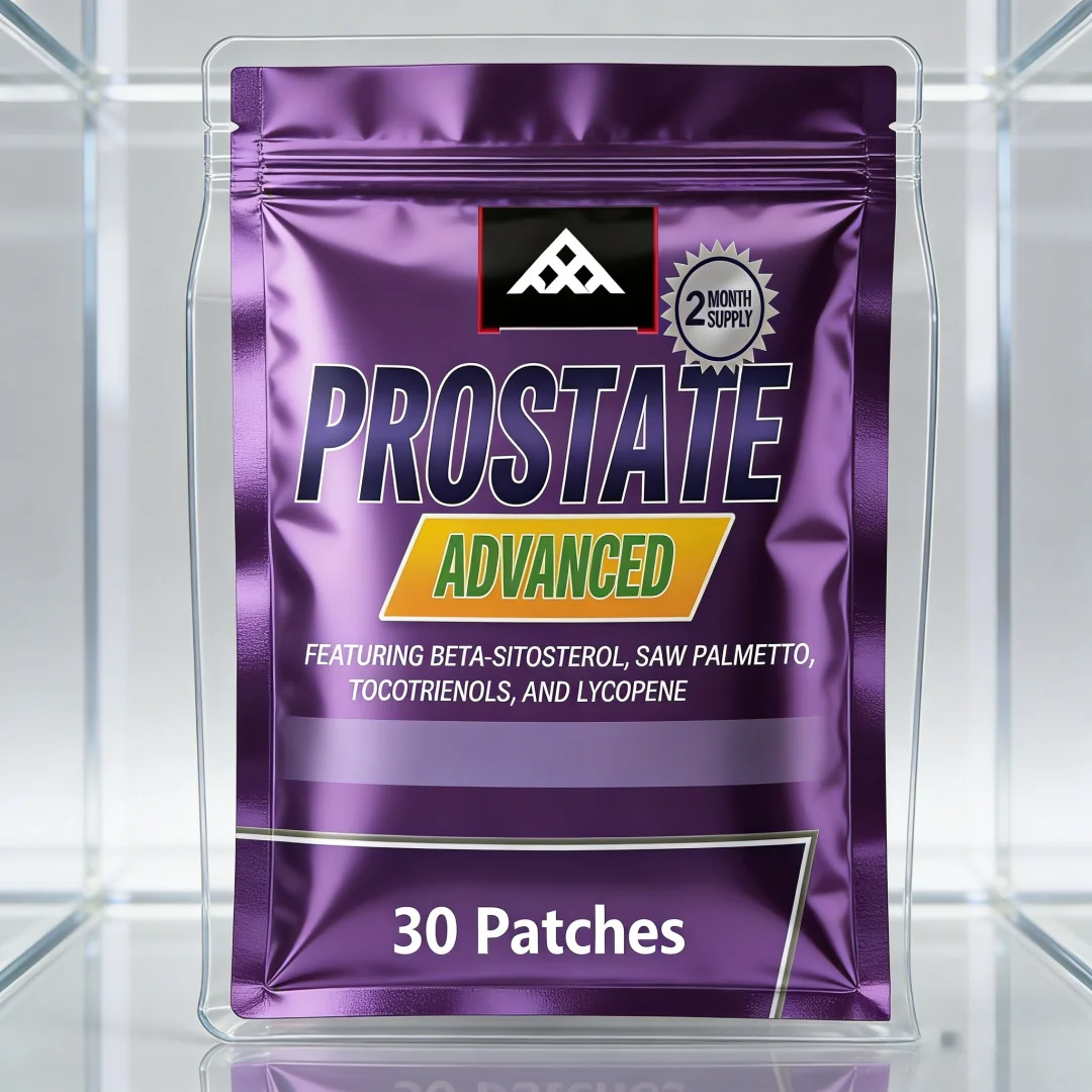 Parches de Fórmula Premium para la Próstata en Oferta: Saw Palmetto, Licopeno, Ortiga y Arándano - 360 Parches