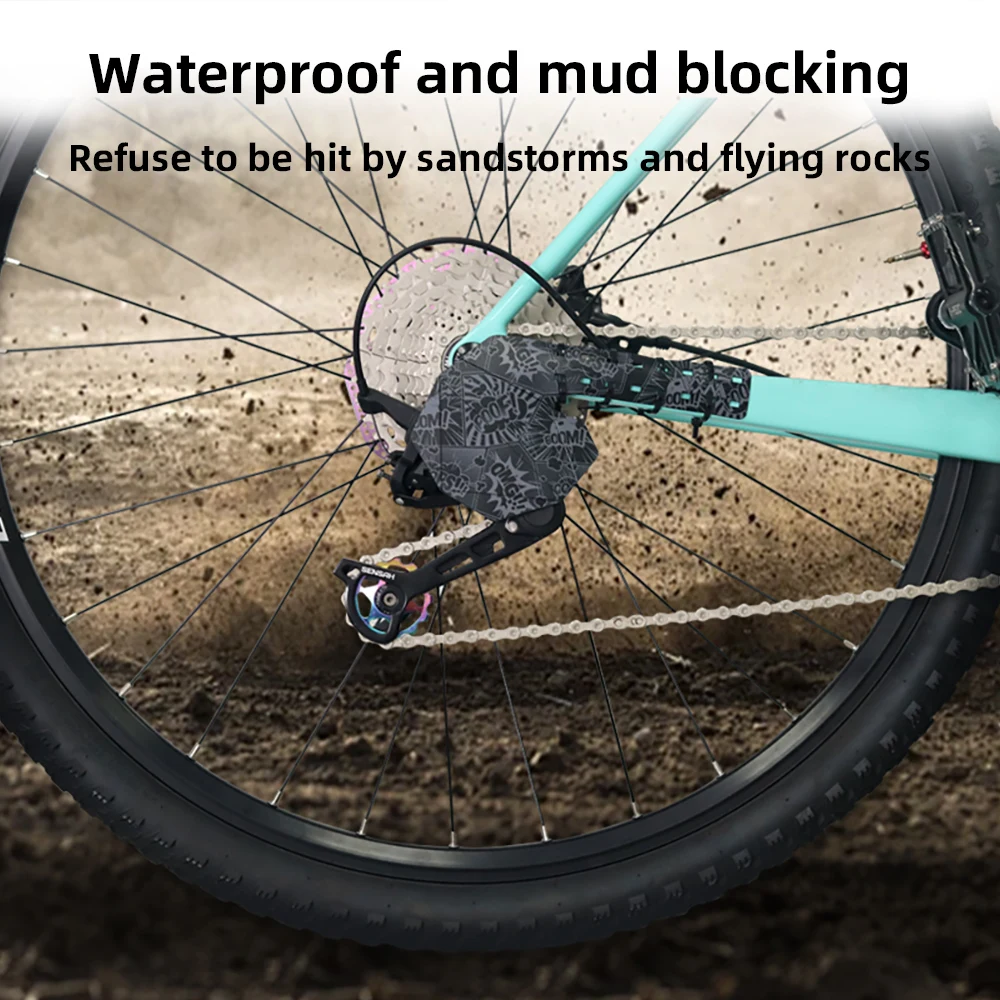 VXM Bicycle Rear Dial Protective Fenders MTB Road Bike Rear Derailleur Shifter Cover Plate Protector Cycling Parts Accessories