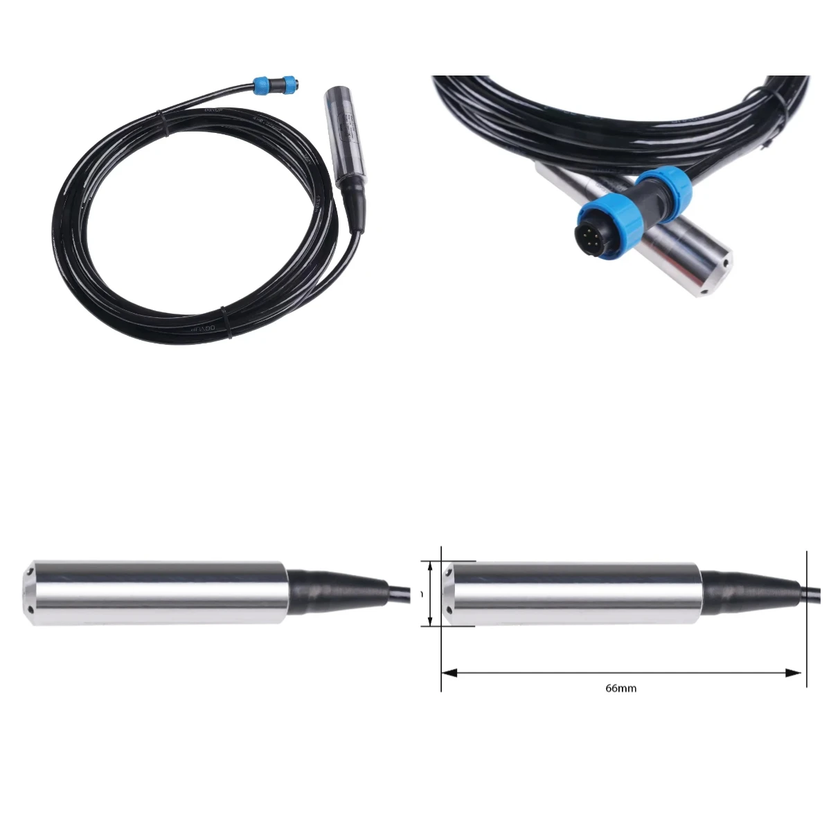 Industrial Liquid Level Sensor MODBUS RS485 Aviation Connector