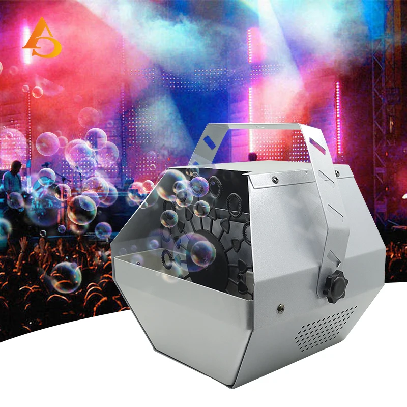 

60W Mini Bubble Machine Remote And CableControl Stage Effects Dj Equipment For Wedding Entertainment Stage Light