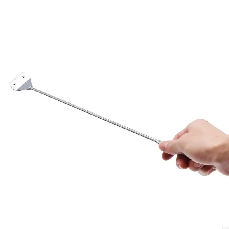 KX4B 18 "Aquarium Galgae-Scraper Stafless Steel Screts Tool Tool مع شفرة للأسماك الزجاجية الزجاجية الزجاجية