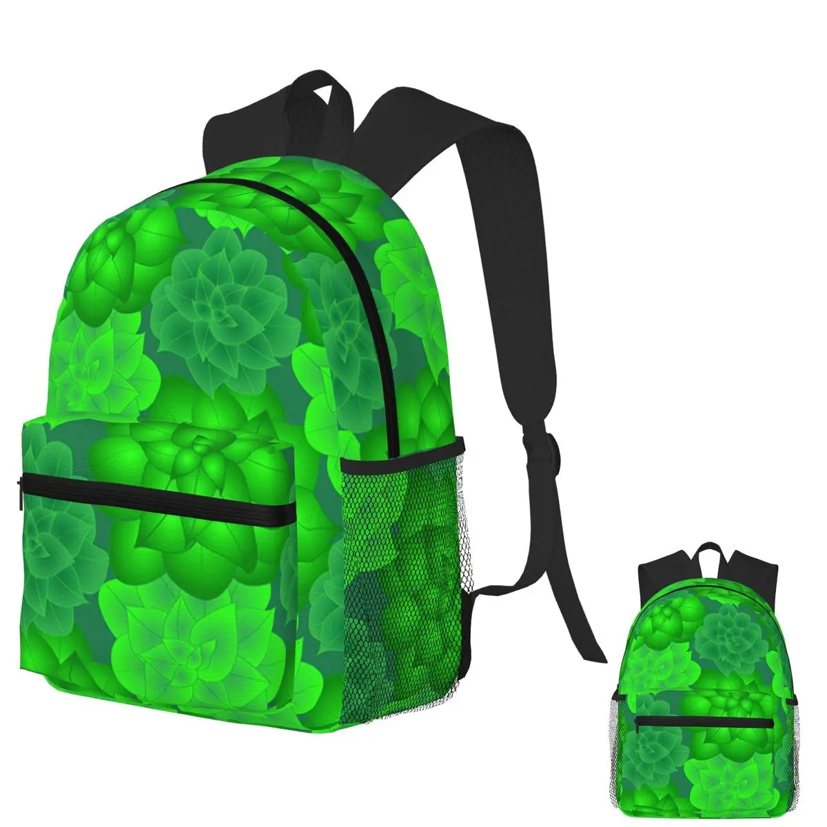 

Mom's Succulent Plant Student Backpack School Bag Hiking Travel Daypack for Men Women Fashion Bookbag Shoulder Bags