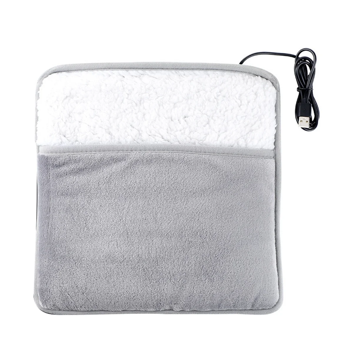 A62K электрическая грелка для ног 5 В USB грелка зимняя грелка для рук/ног моющаяся для домашнего офиса ноги ноги талии 30x30x2,5 см