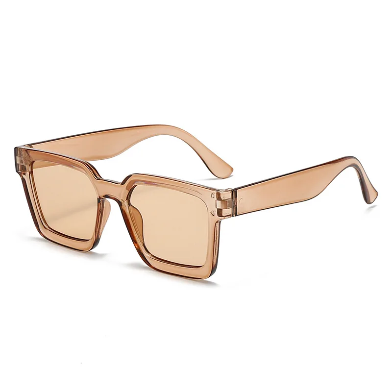 Neue Vintage Sonnenbrille Frauen Männer Platz Großen Rahmen Sonnenbrille Weibliche Marke Designer Retro Shades Mode Oculos De Sol ﻿ für Männer