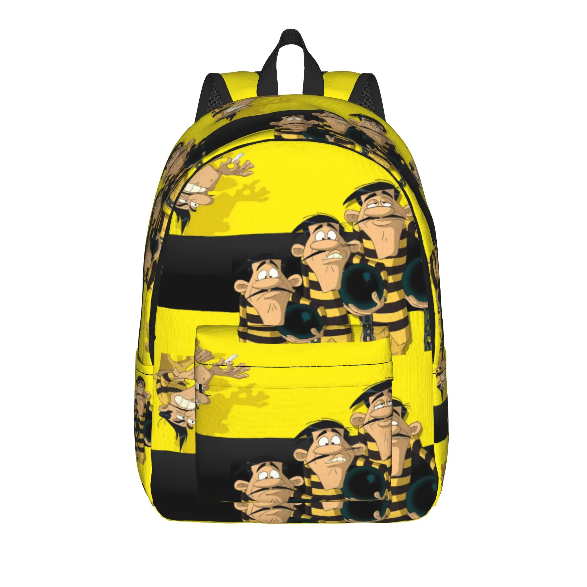 Lucky Luke Cartoon Comics (5) Backpack  Hiking Backpacks Youth Design Large School Bags Funny Rucksack