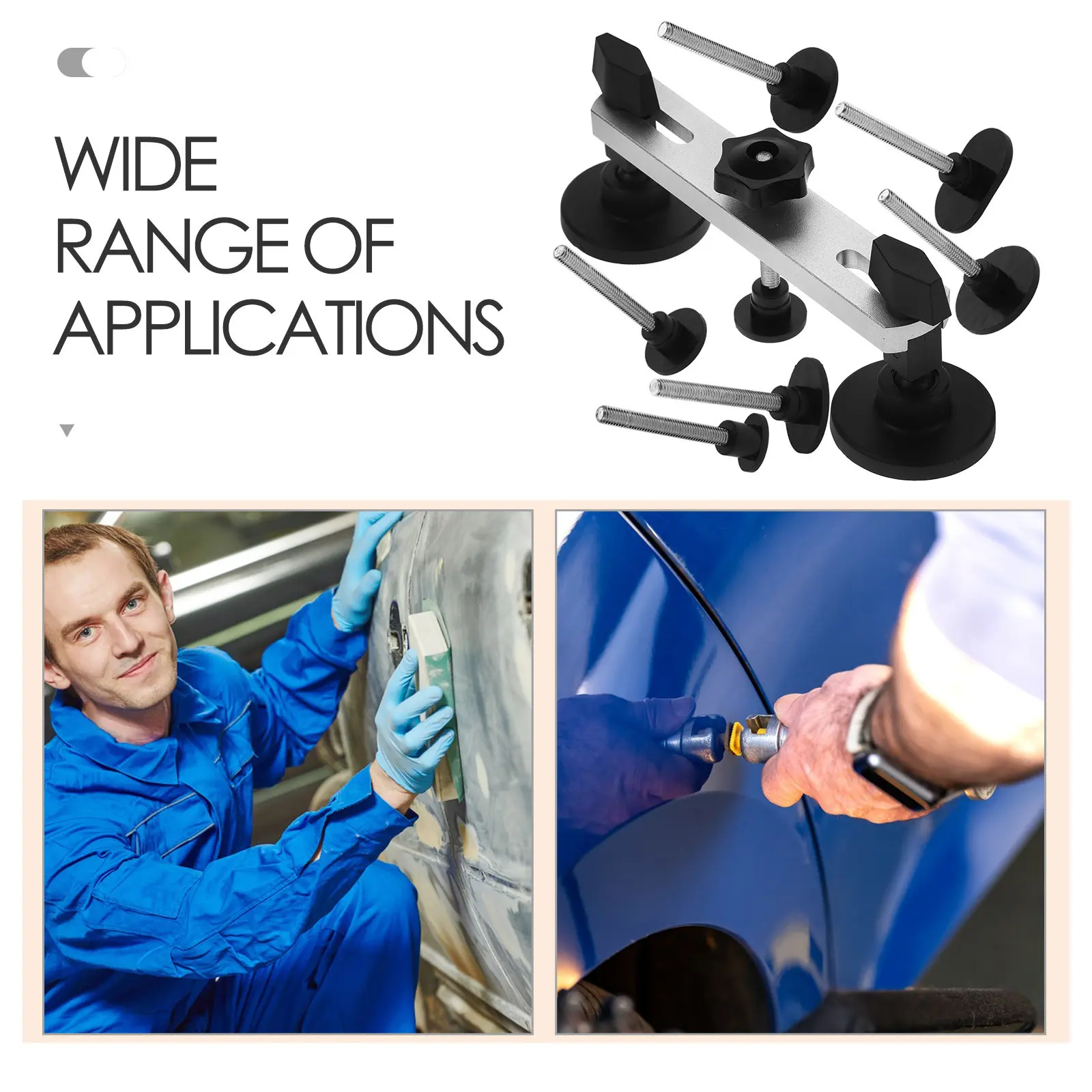 1Set Automotive Dent Remover Repair Kit Dent Puller for Small Dents Fast Efficient Surface Restoration Car Body Tools