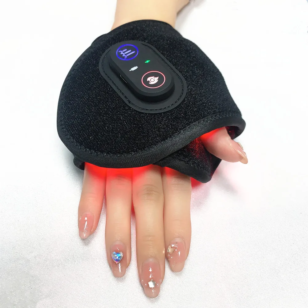 New Arrival Rechargeable Red Light Therapy Pad For Hand Wrist Wrap Pad Home Therapy Joint Pain Relief