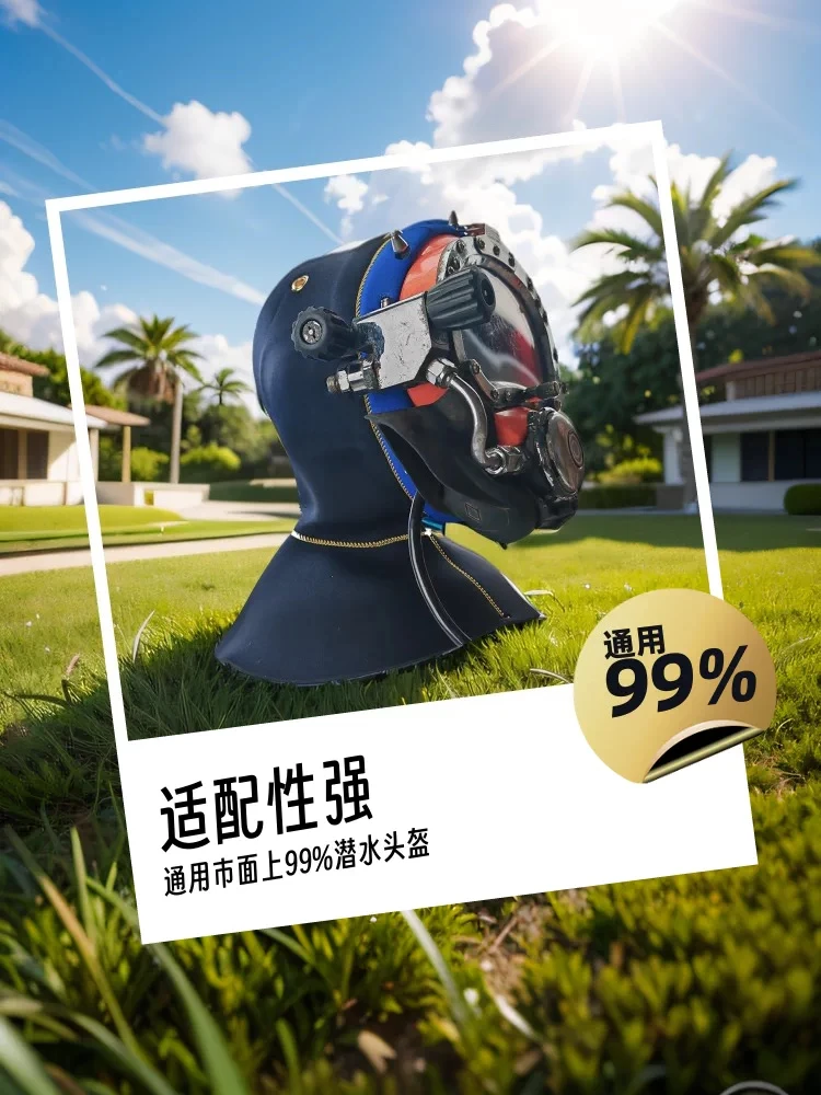 Diving helmet cape cap MZ300B KMB18 KMB28 helmet hat municipal worker ** water mask cape