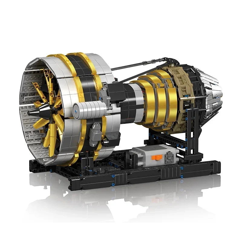 เครื่องยนต์ V8 L4 Building Block ชุด Aeroengine อาคารของเล่นมอเตอร์ไดรฟ์ภาพจําลองรูป 3D คอลเลกชันรถเครื่องประดับ