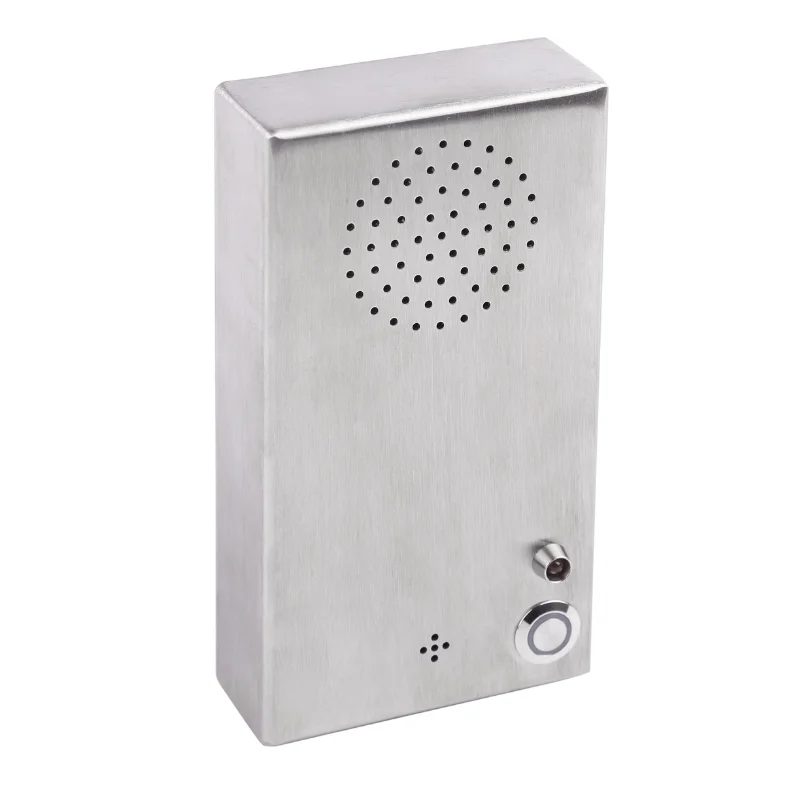 Outdoor Tcp Ip Wired Emergency Elevator Intercom System Flush Voip Push button Phone Point To Point Telephone For Parking Lot