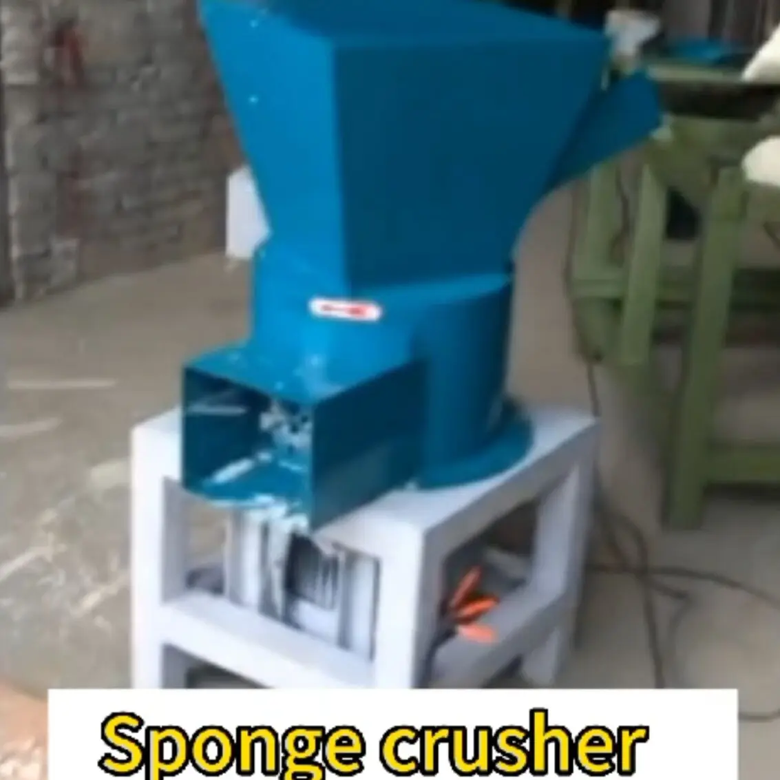 Small Foam Shredder Scrap Sponge Crushing Machine Foam Shredder Machine