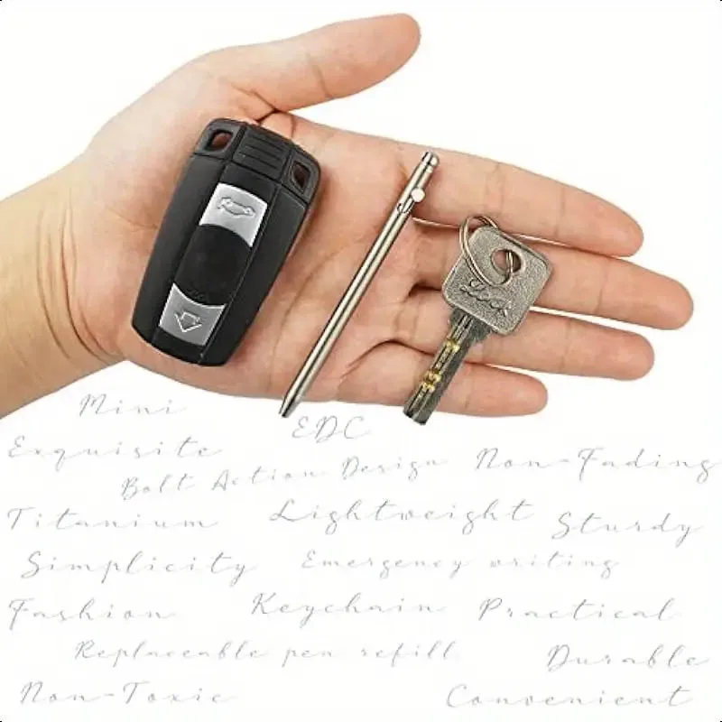 Portable Mini Titanium Pen EDC Gadget Outdoor Personality Creative Signature Pen