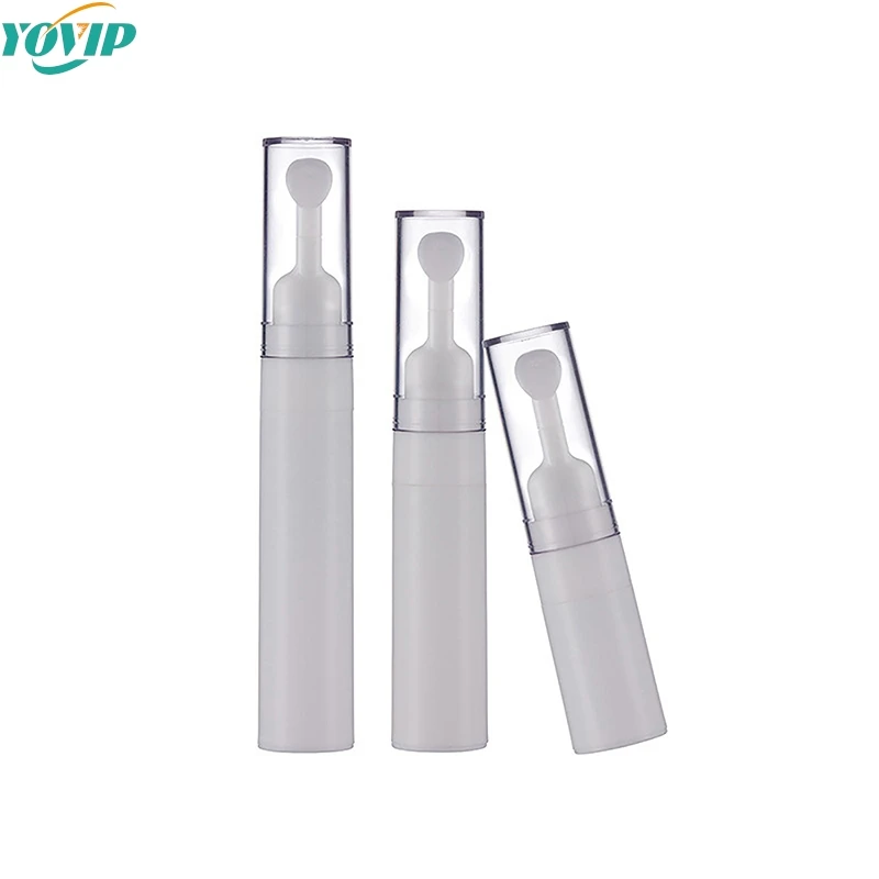 5/10/15ML MIni Portable Pump Jars Empty Refillable Eye Cream Roller Bottle Serum Lotion Essential Oil Cosmetic Storage Container