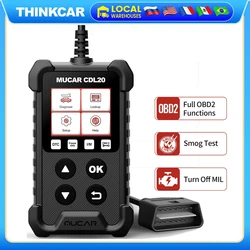 MUCAR-herramienta de diagnóstico automotriz CDL20 OBD2, escáner profesional, sistema de motor automático, lector de código de búsqueda DTC gratis de por vida