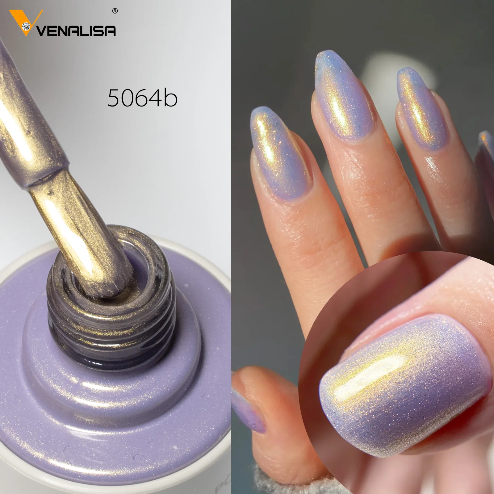 1/2/5 Stück 10 ml VENALISA Nagelgelpoliermittel, hochwertiger Rundpinsel, weiche Konsistenz, selbstnivellierende, wunderschöne Farbkollektion, Lack