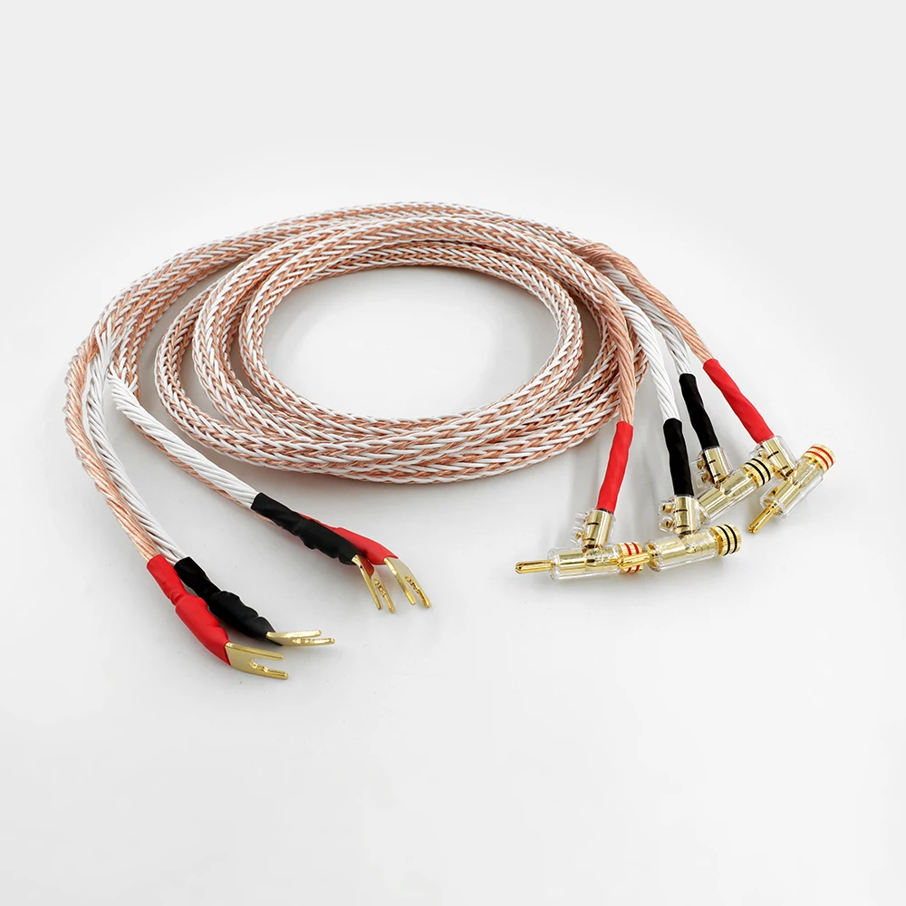 

Premium Custom Top-Tier Rhodium-Gold Adapter Y-Connector 16-Strand Hi-Fi Loudspeaker Line Set Sale​