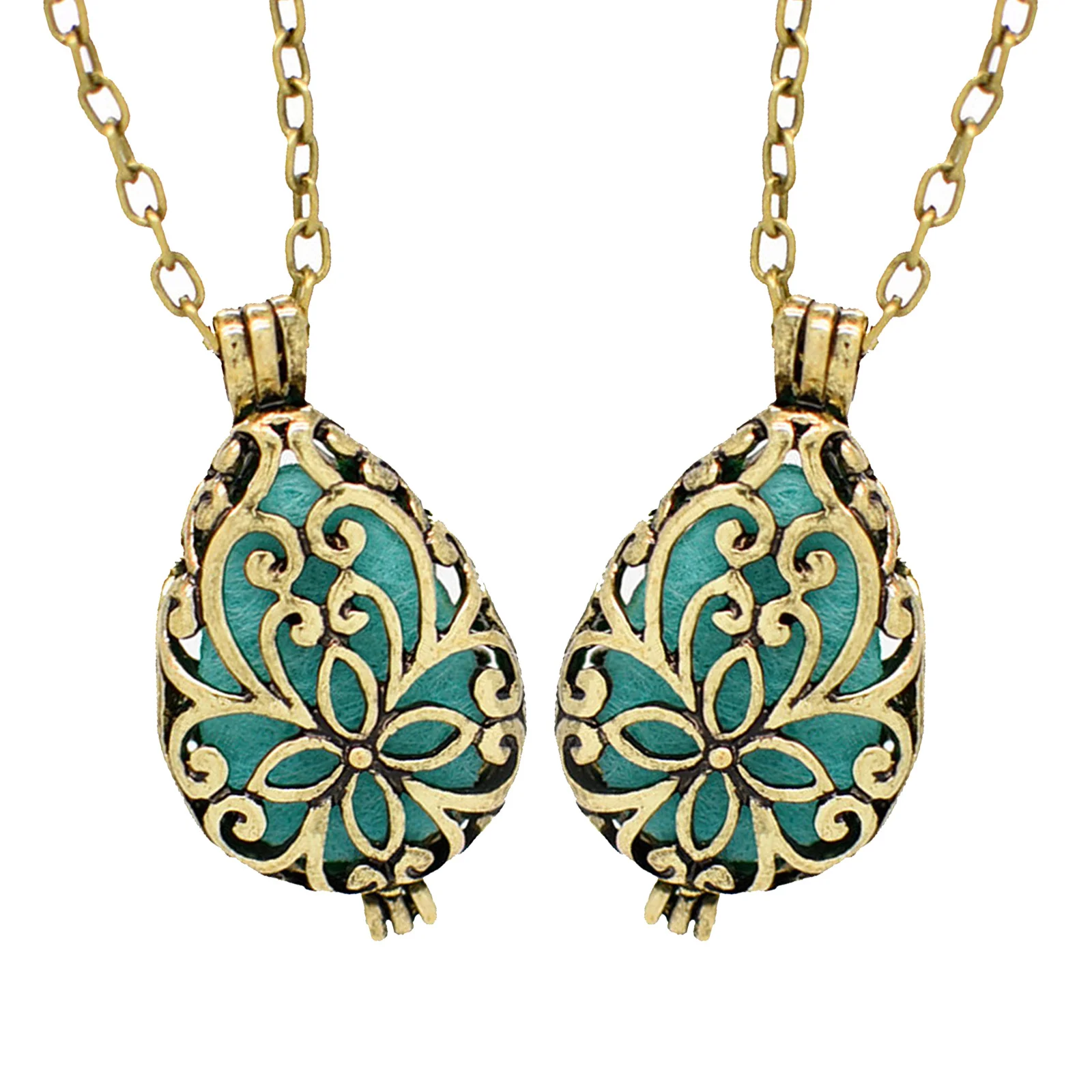 

2 шт., подвеска для ароматерапии, ожерелья, диффузор эфирного масла, медальон, винтажный свитер, ювелирные изделия для женщин, сплав, чувствительная кожа