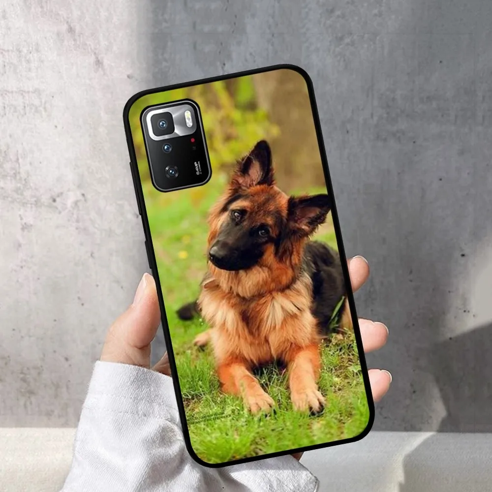 German Shepherd Dog Funny Phone Case For Redmi Note 4 X 5 A 6 7 8 T 9 9S 10 11 11S 11Epro Poco M3 Pro