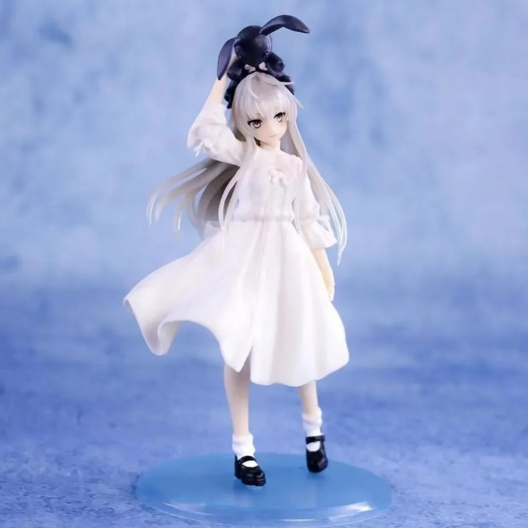 Figurine de Dessin Animé Japonais Yosuga No Sora en PVC, Modèle de Collection, Robe Blanche Debout, Jouet Kawaii, Cadeau, 20cm