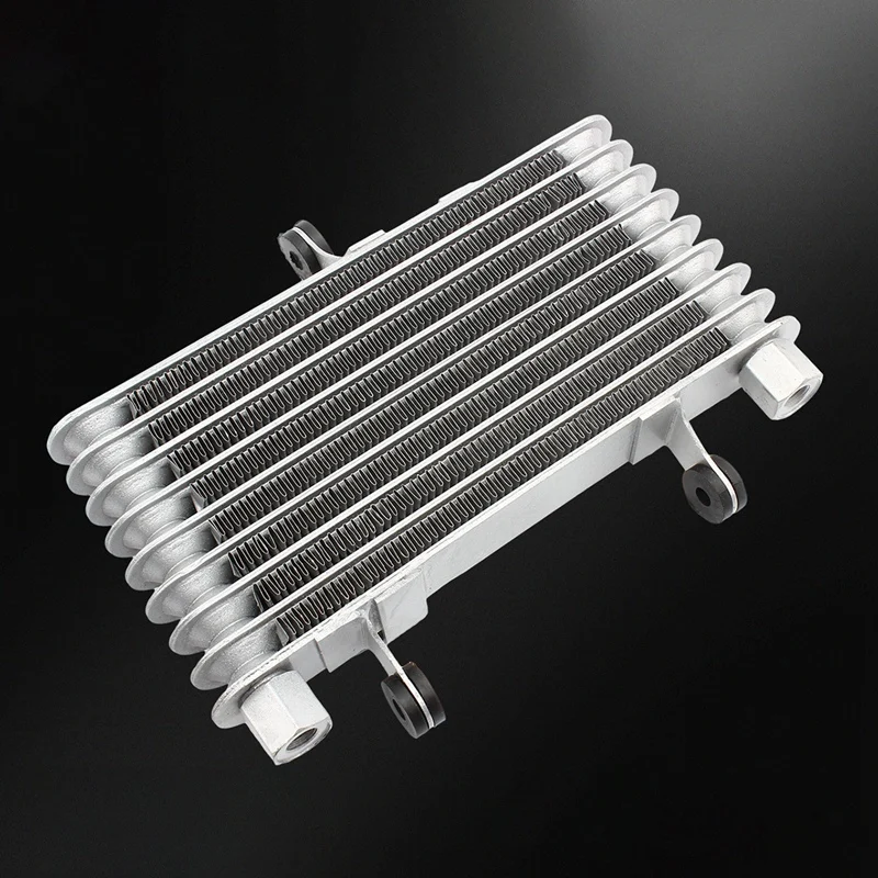 Aluminum Motorcycle Engine Oil Cooler 8 Row Cooling Radiator For 125CC-250CC Motorcycle Dirt Bike ATV M12