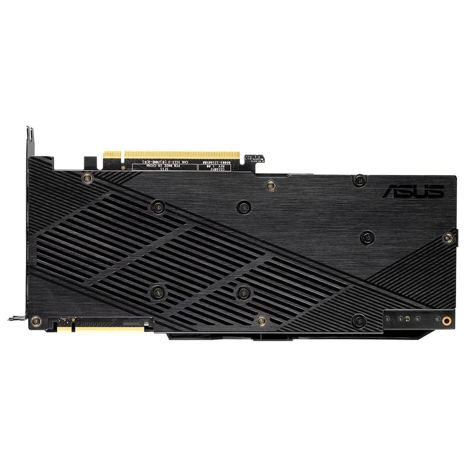بطاقة رسومات ASUS DUAL RTX 2070S 08G EVO GDDR6 8G 256bit 2070S تدعم HDMI DP PCI 3.0 مروحة مزدوجة للكمبيوتر المكتبي