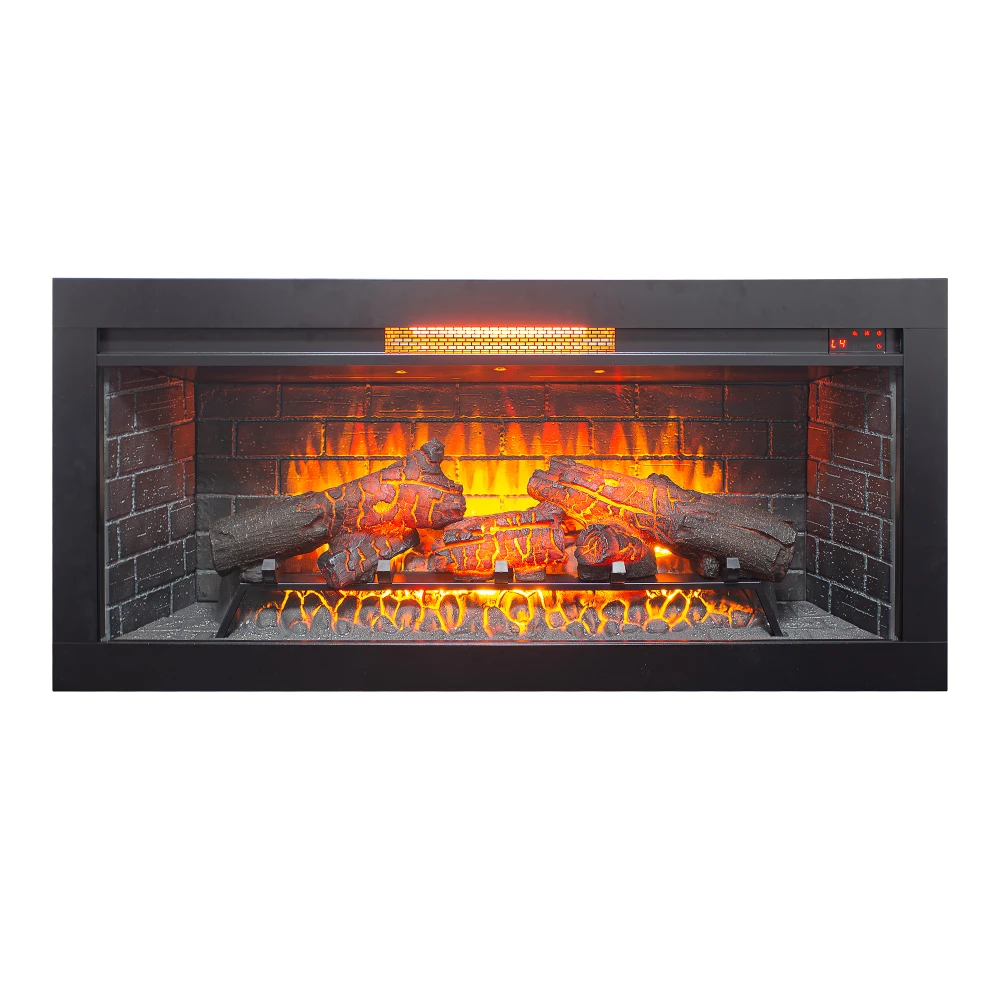 42 inch Infrared Electric Fireplace with Removable Trim kit Insert, Touch Panel Home Decor Heater