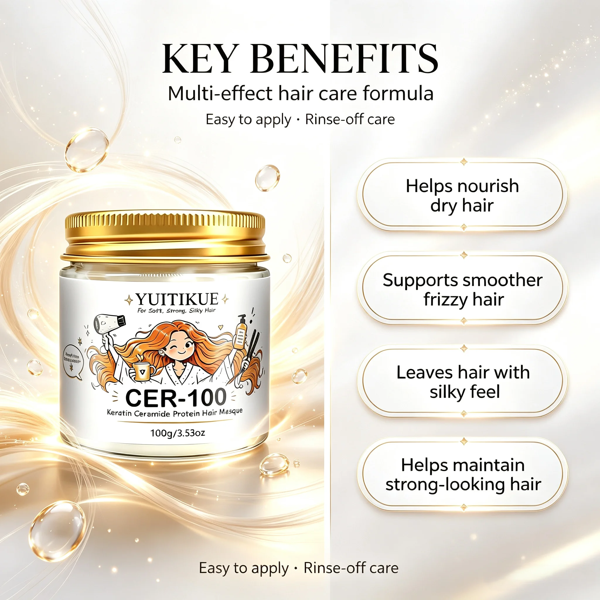 YUITIKUE Keratin Seramid Saç M - Ceramide Moisturizer incelemesi ve fiyatı