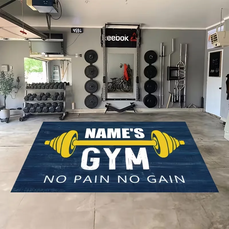 Gym Carpet Soft Non Slip Carpet，living Room Sofa Decor Rug Teen Room Decor Rug Man's Cave Game Room Floor Mat Entrance Door Mat