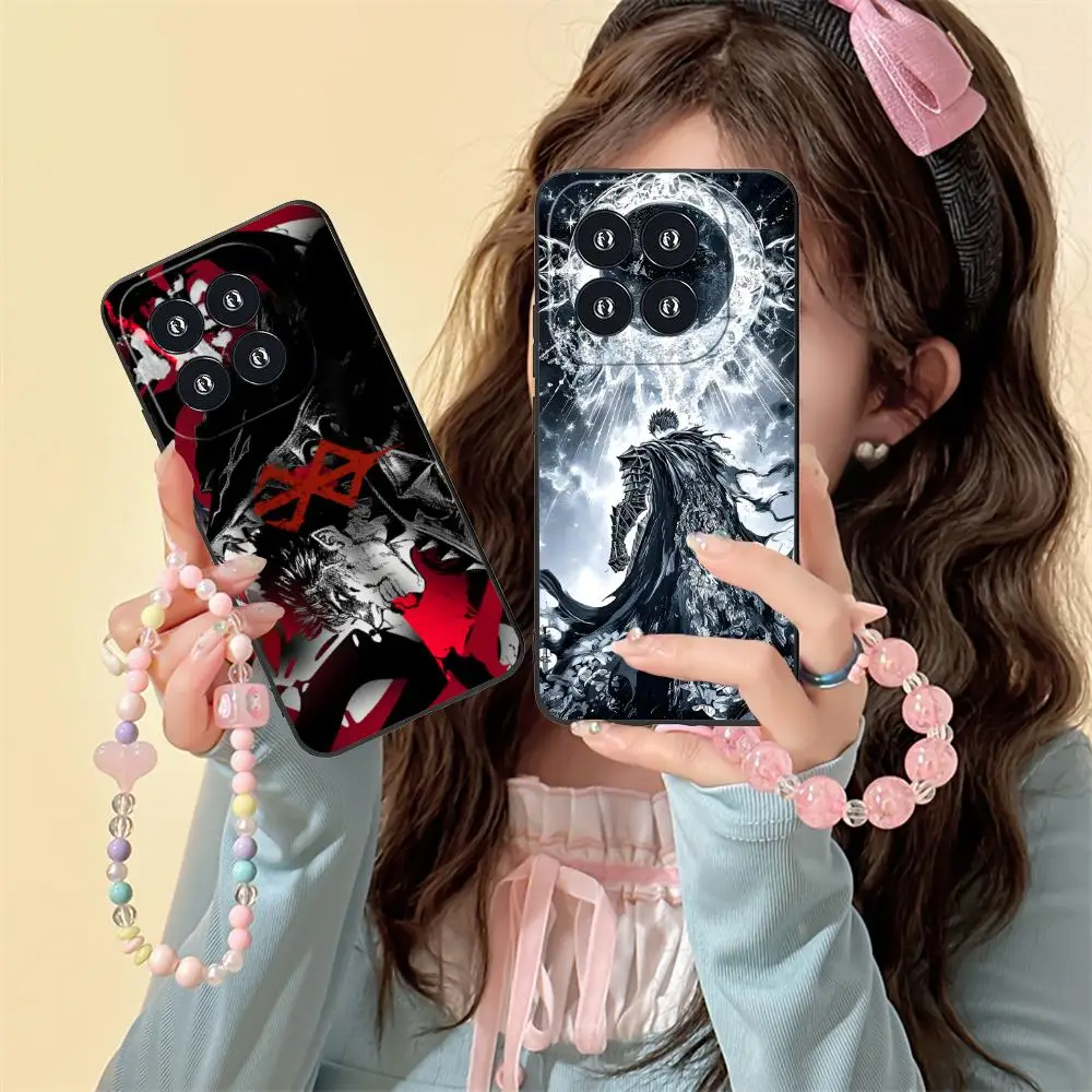 حافظة هاتف محمول Berserk-S Guts لهاتف Xiaomi 15 14 13 12 Mi 11 T Ultra Lite Pro S X 5G غطاء طباعة ملون للهواتف المحمولة جميلة #5