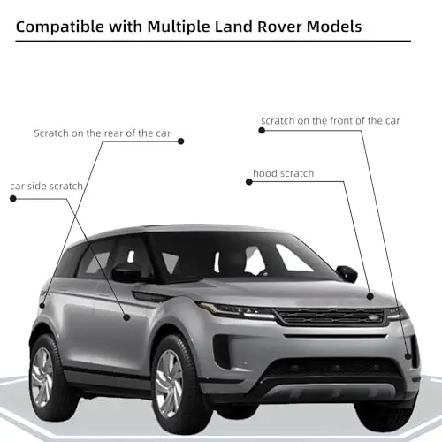 Seoul Pearl Silver(2340/1CS/MFV) Car Paint Touch Up Pen Compatible with Landrover,Automotive Scratch Remover for Nicks