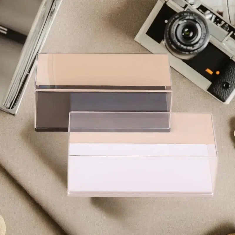 1Pcs Transparent Acrylic Box, Practical 1/43 Diecast Model Car Storage, DIY Dustproof Toy Display Stand.
