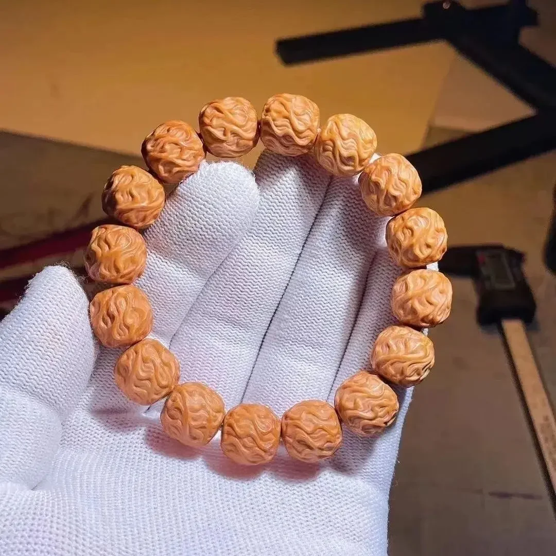 

Дракон Борода Гериция Тухао Ручной шнурок Низкая упаковка Оригинальный ворс из семян Тыква Орех Вэнь Игра Будда Бусины Браслеты Мужские четки