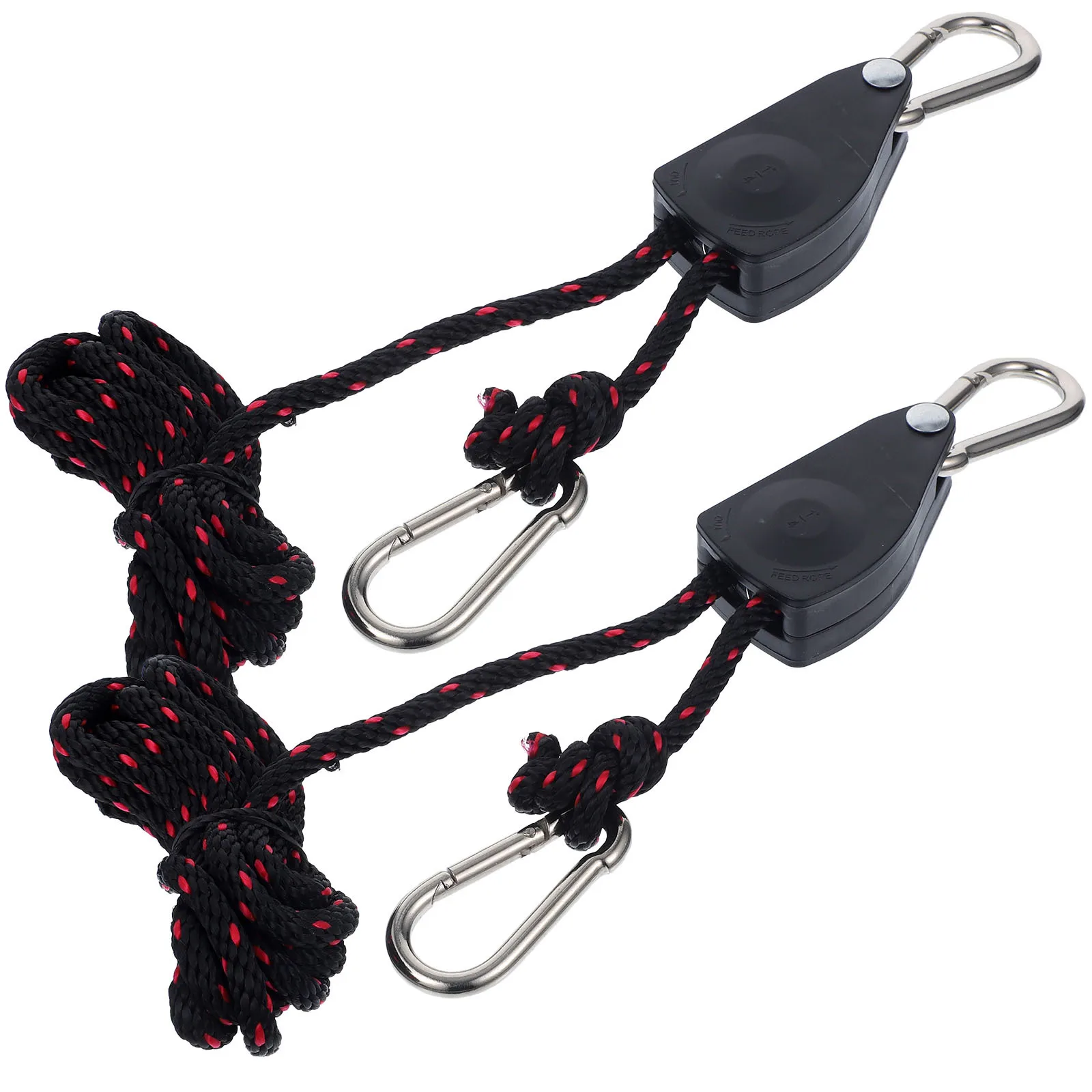 2 قطعة قابل للتعديل تنمو ضوء اسئلة حبل شماعات الثقيلة قفل كليب ل تنمو تركيبات إضاءة حبل الشماعات نظام بكرة