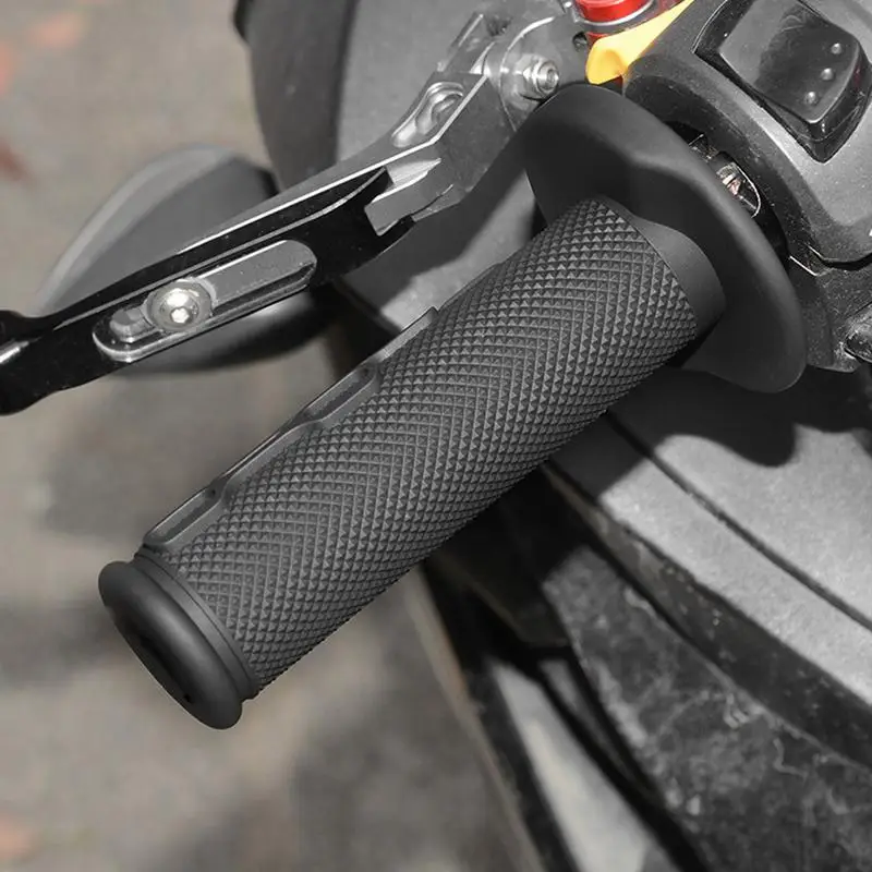 

12V Motorcycle Heated Grips Cover 5 Gear Temperature Adjustable Electric Heating Handlebar Cover Motorcycle Winter Hand Warmer