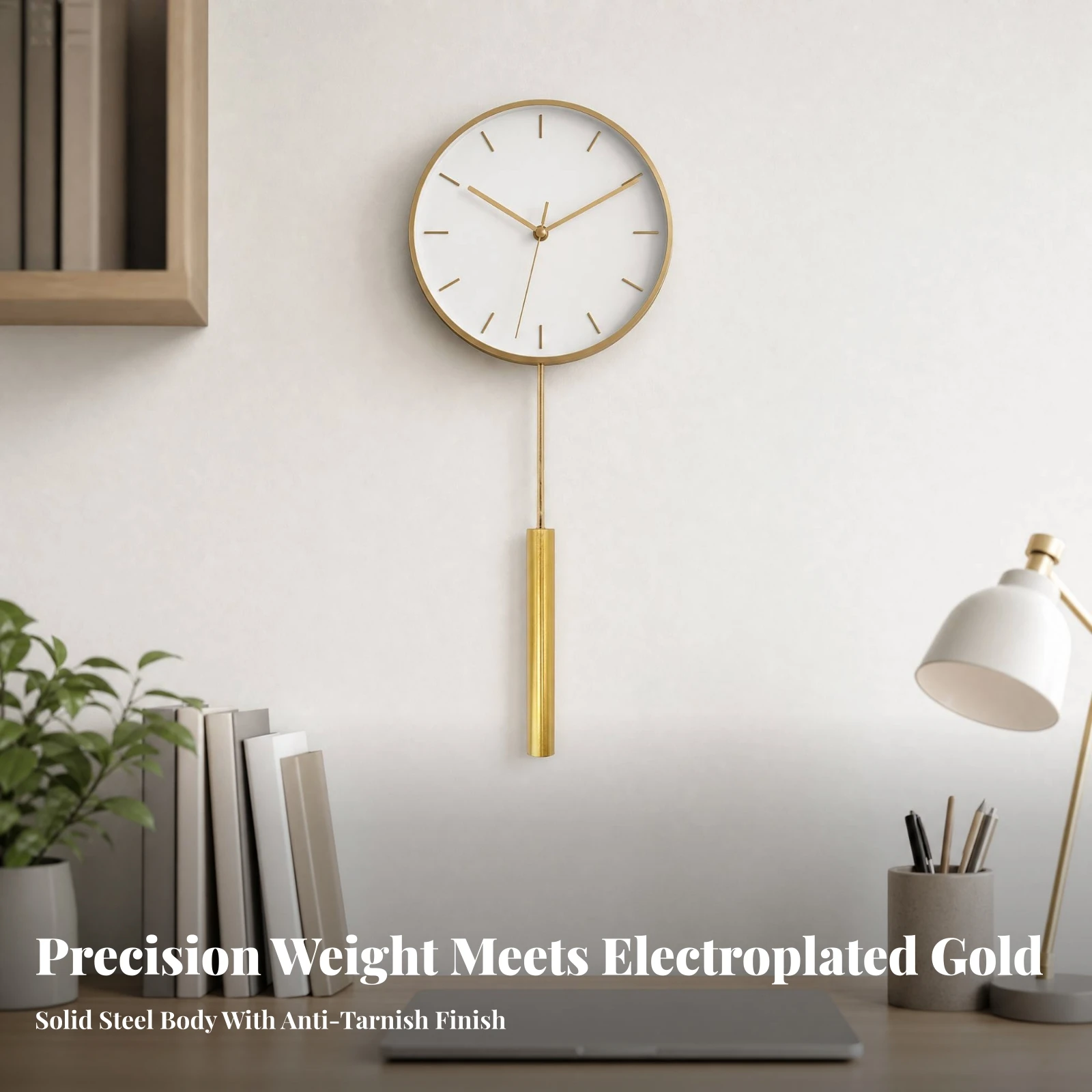 DIY Clock Replacement Pendulum Compact Metal Pendulum with Rod Rod Vintage Retro for Home Workshops