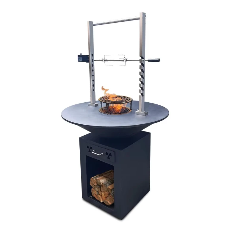 

Customized Steel Brazier Grill Fire Bowl Wood Burning Steel Fire Pit BBQ Grill