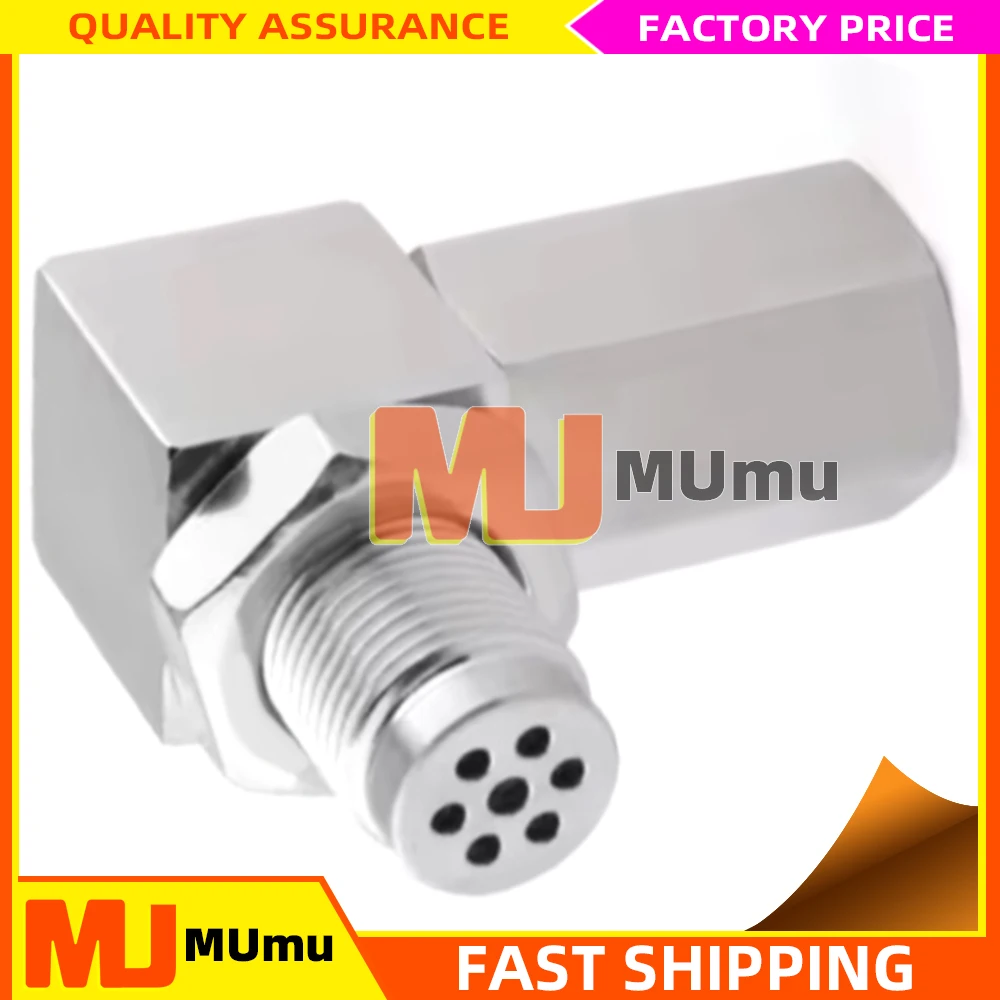 Universal 90 degree O2 Sensor Mini Catalytic Converter Correction Check Engine light Adapter O2 Sensor Extension gaske