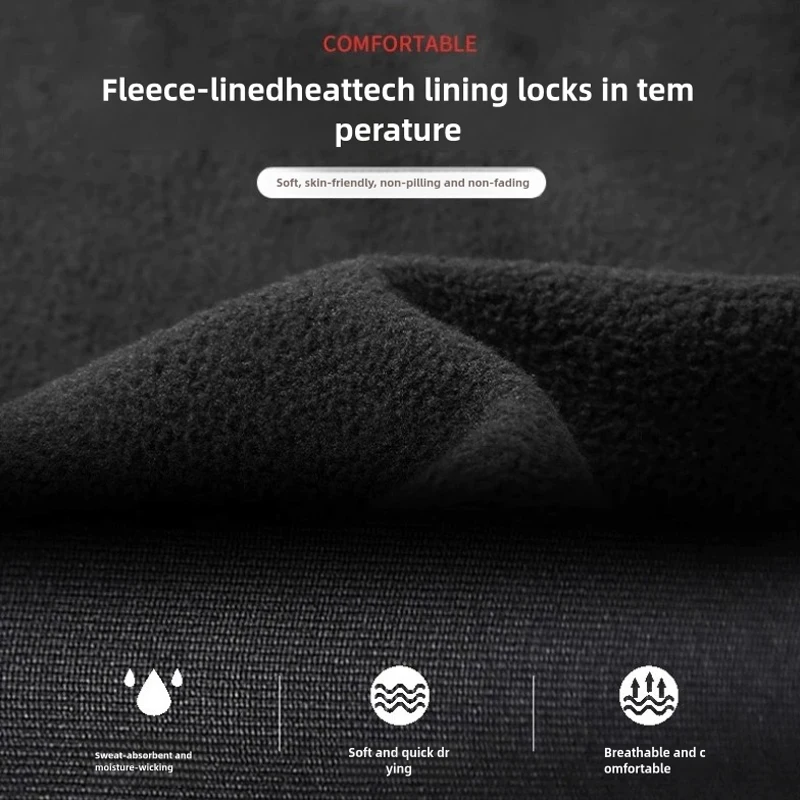 Winter Warm Fleece Liner Running Skiing Tights Men Pants Compression Sports GYM Fitness Pants Quick Dry Leggings trousers