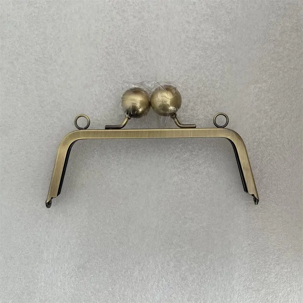 17.5cm Big Ball Purse Frame Marriage Lock Clasp With Screws Handbag Hook Round Hanger Parts Handmade Bag Hardware Accessories