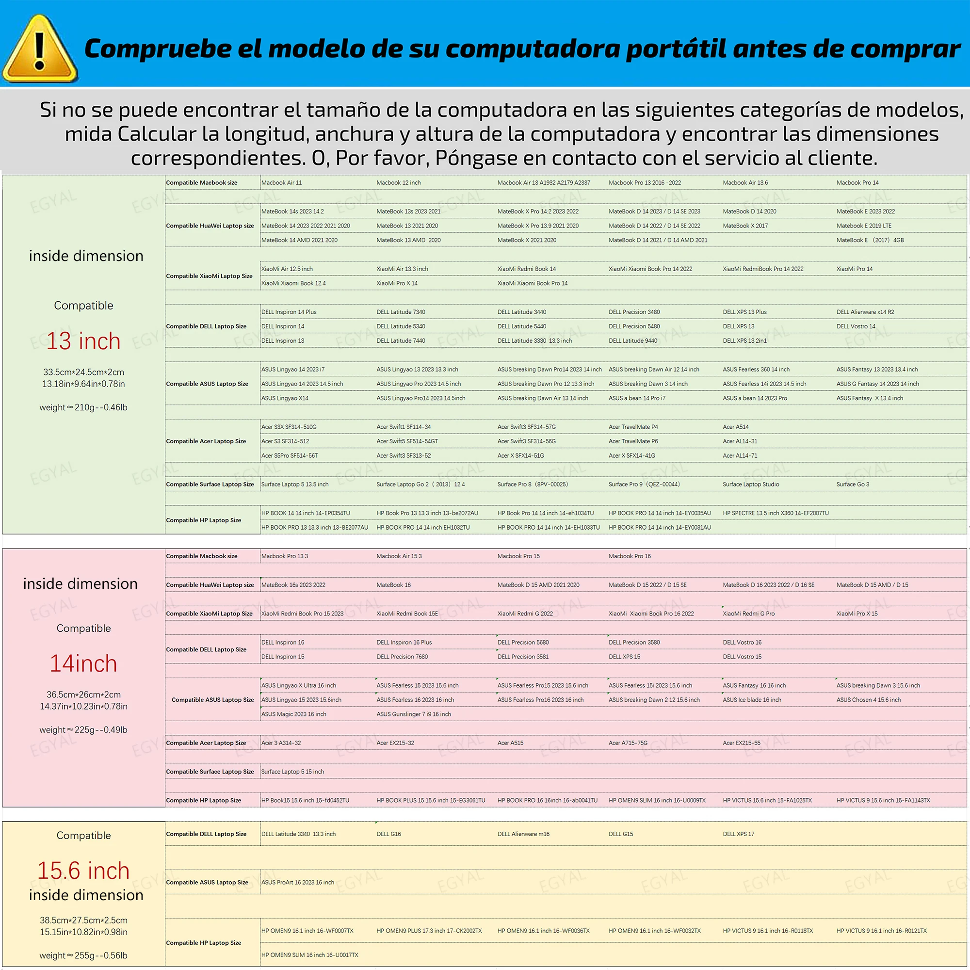 Imagen 3: Funda para ordenador portátil de 13 pulgadas, 14 pulgadas, 15,6 pulgadas y 17 pulgadas para lenovo, Macbook, XiaoMi, HuaWei, ASUS, Acer, HP, superficie, bolsa para portátil, bolsas de mano