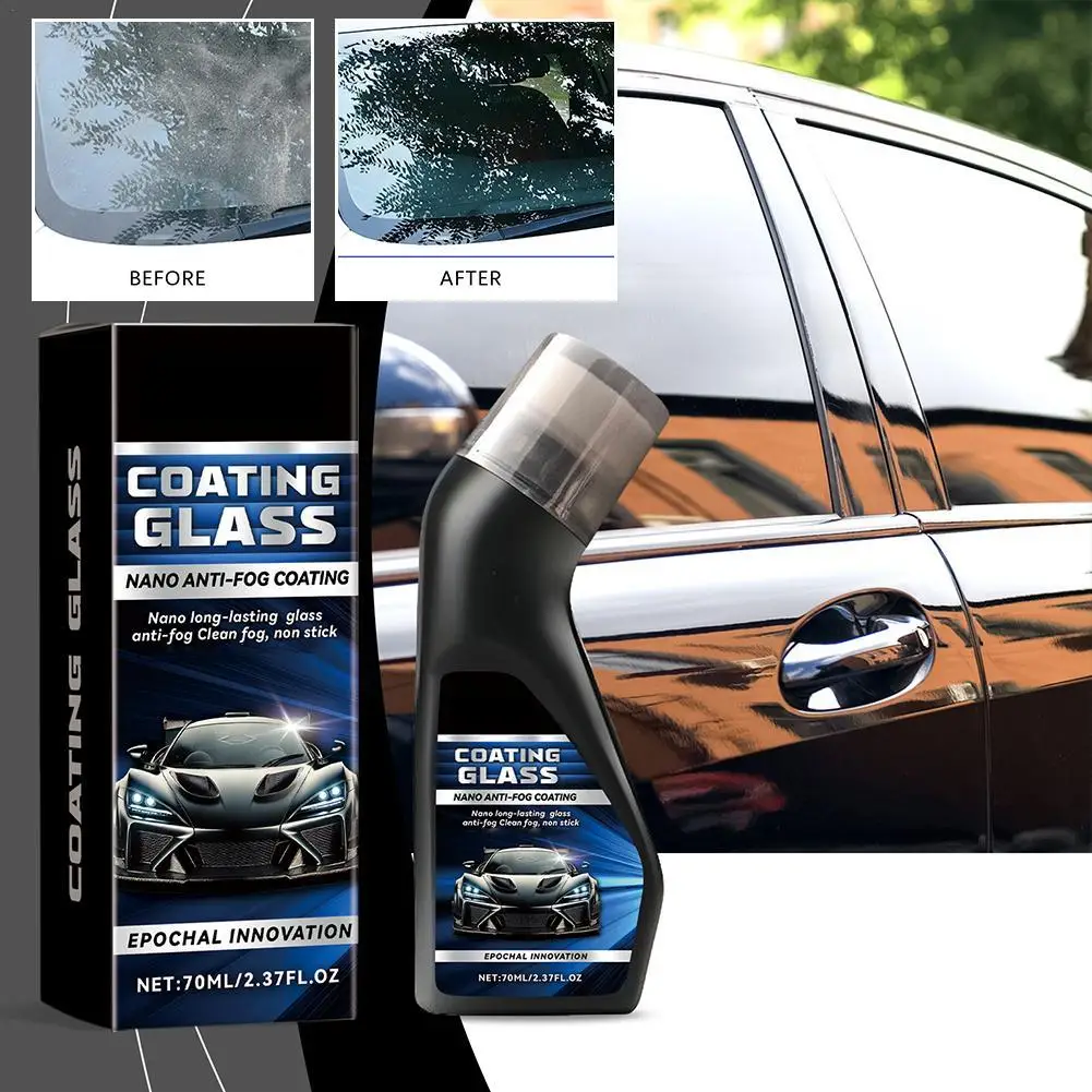 

70ML Windshield Coating Agent For Car Windshields Windows Dirt Removal Rainproof Cleaning And Car Coatings