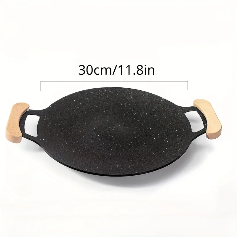 صينية الخبز في الهواء الطلق التخييم صينية الشواء الكورية صينية الشواء موقد غاز المنزلية تيبانياكي غير عصا صينية فرن ألومنيوم صينية القلي