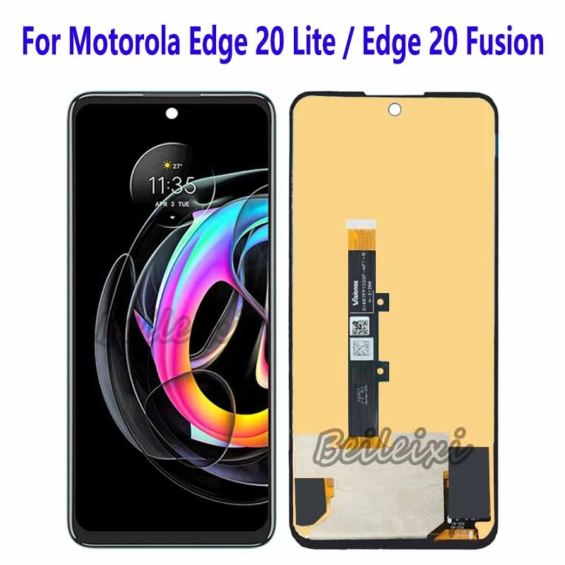 

For Motorola Edge 20 Fusion XT2139-2 LCD Display Touch Screen Digitizer Assembly For Moto Edge 20 Lite XT2141-1