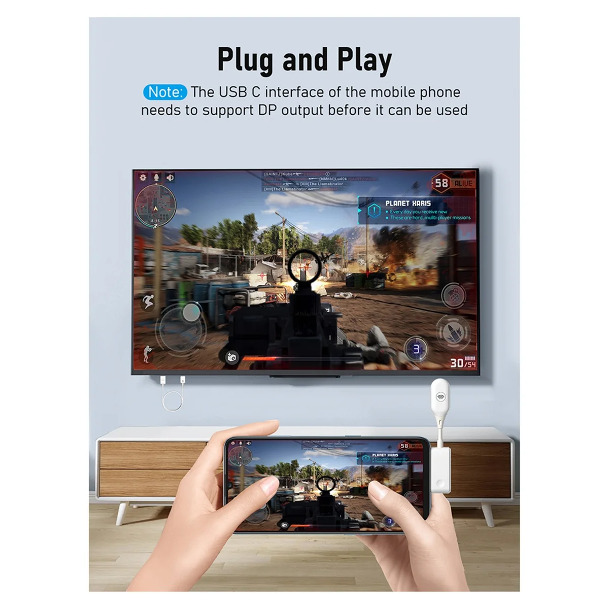 HDMI-Compatible Wireless Transmitter Receiver Extender Kit 1080P@60HZ 50M Wireless Display Dongle for TV Camera F