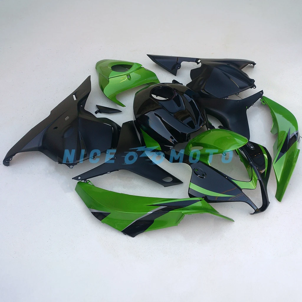 Fit Injection Fairings Set for Honda CBR600RR 2009 2010 2011 2012 09 10 11 12 CBR 600RR Motorcycle  Bodywork Green Black