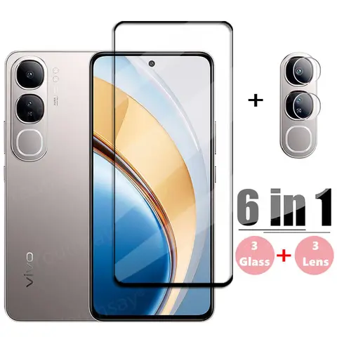 Full Cover Glass For Vivo V40 SE 80W Tempered Glass Vivo V40 SE 80W Screen Protector HD Protective Phone Lens Film Vivo V40 SE