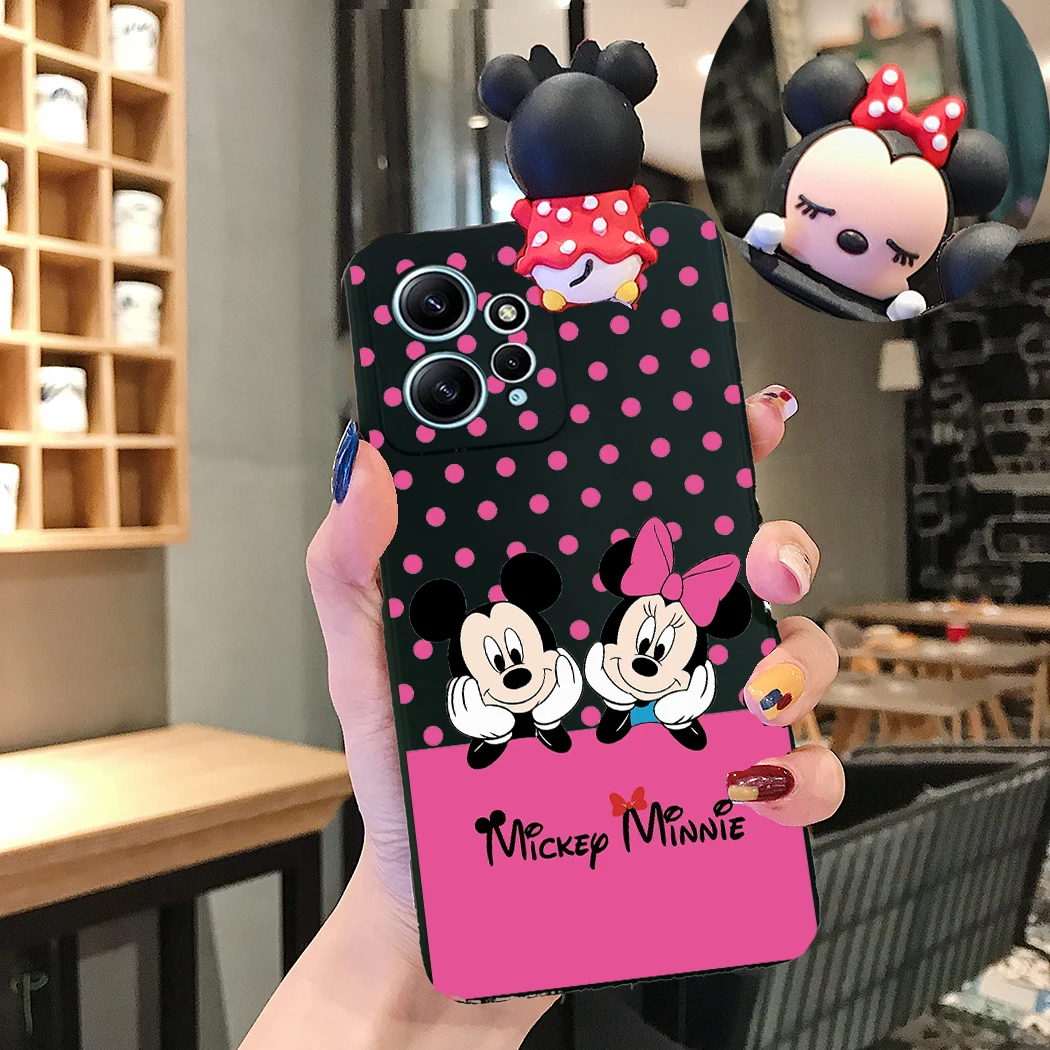 Disney Mickey Minnie Case For Redmi Note 10 12 13 11 9 8 7 11S 9S 10S 9C 10C 9A Xiaomi Mi 11 Lite Poco X3 X5 Pro Cover image 2