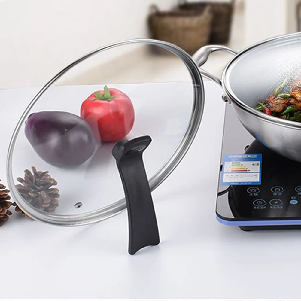 

Tempered Glass Lid Multipurpose Pot Cover Kitchen Gadget Anti-Scald Pot Lid Visible Cooking Cover Covers