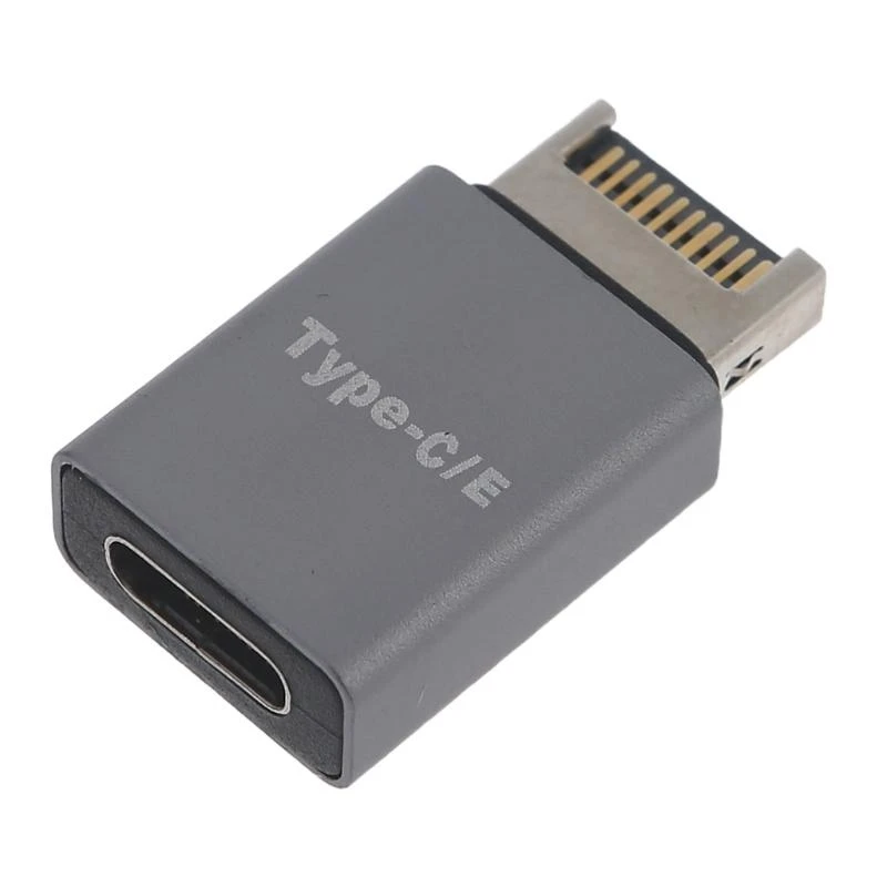 USB-Frontplatten-Header Typ E auf USB C Typ C Erweiterungskabel-Adapter-Anschluss für Desktop-Computer-Motherboard-Stecker