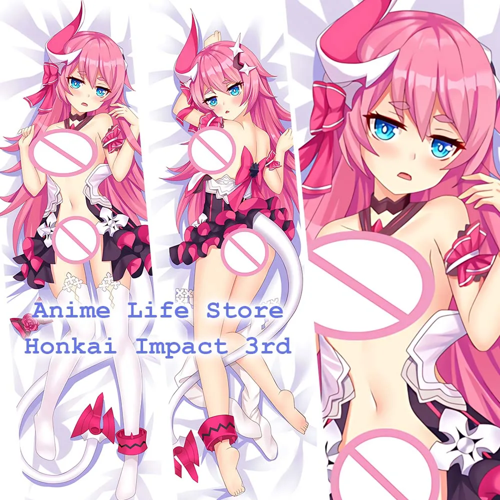 

Rozaliya Olenyeva Body Pillow Case 2WAY Dakimakura Anime Honkai Impact 3rd Pillowcase Bed Sleep Hugging Cushion Cover Home Decor